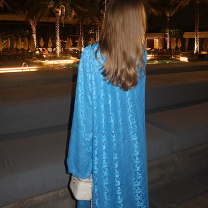 Lace abaya
