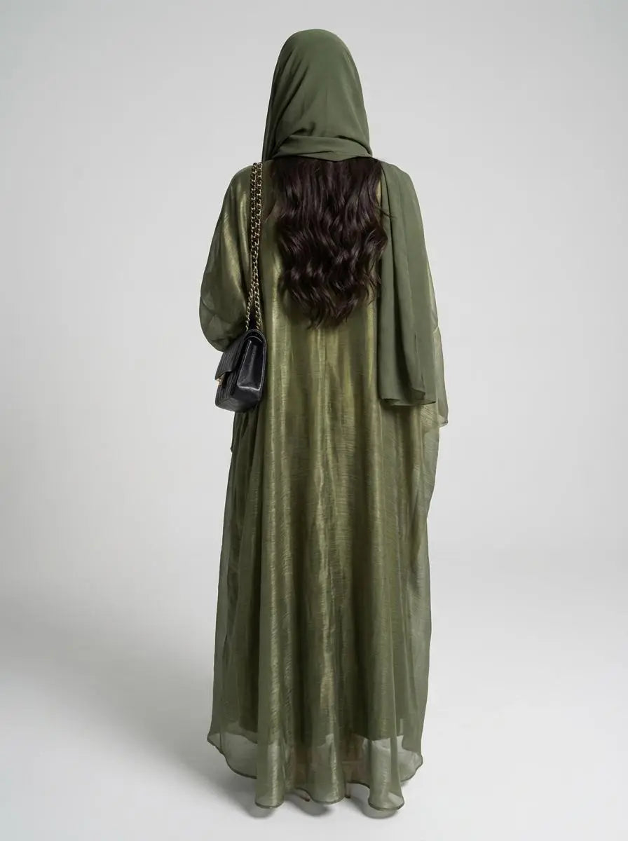 Midnight Olive Abaya