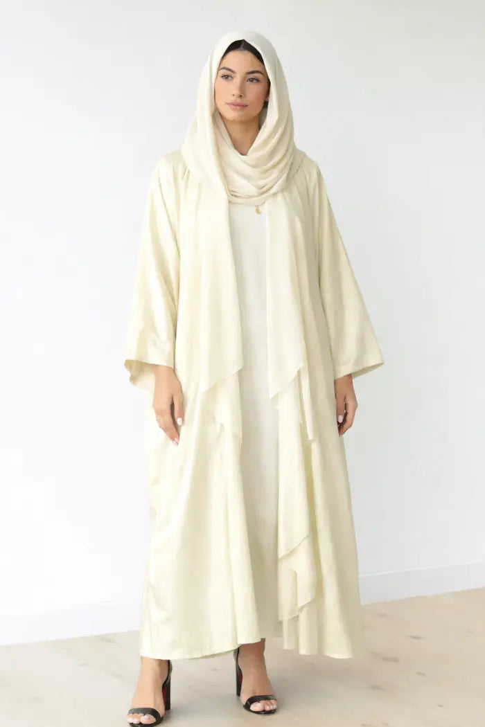 Butter Yellow Abaya