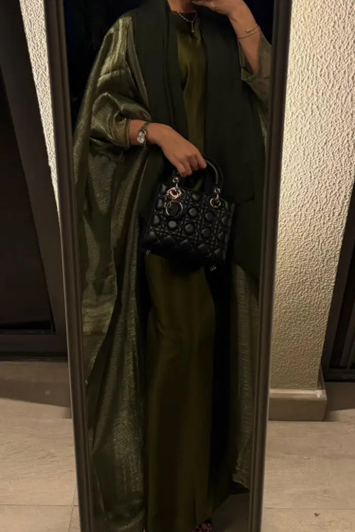 Midnight Olive Abaya