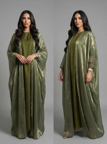 Midnight Olive Abaya